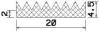 25346/EPDM65 - crown