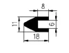 6 × 18 mm Profile-U