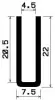 1128/EPDM65 Profile-U