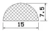 25776/NBR D-profile
