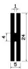 0841/EPDM-H-Profile