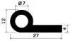 1914/not.silicone P-profile