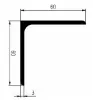 60 x 60 x 3 mm EPDM 70 