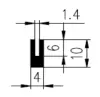4/1.4 × 10 mm  EPDM 70