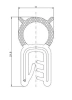 0093-1/microporous EPDM/EPDM with metal reinforcement