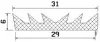 25673/EPDM65 - crown