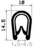 0023 / PVC / grey with metal reinforcement 