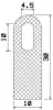 25142/EPDM65  D-profile