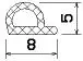 25175/EPDM65 - crown