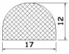 50650/EPDM65 D-profile