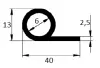 Do not use,   40x13x6mm EPDM 70