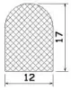 50190/EPDM65 D-profile