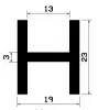 0535/EPDM-H-Profile