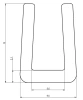 13 × 9.6 mm, TPE 65, Profile “03”, black