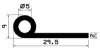 1409/not.EPDM70 P-profile