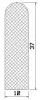 25079/EPDM65  D-profile