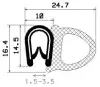0051/microporous EPDM/PVC with metal reinforcement