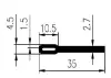 35 × 4.5/2.7 mm EPDM 60