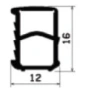 1897/EPDM 65 Profile door frames