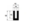 18x16/15x10mm Profile-U TPE 65