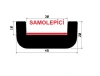 2158/TPE65 Profile-U, self-adhesive