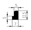 12.5 × 7/5 mm EPDM 60