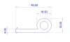 46 x 18 mm, TPE 65, with holeem-Profile note