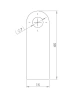 45x15/7mm, TPE 65, black, 4-TE-NA-0001-00