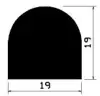 2014/D-EPDM70 D-profile