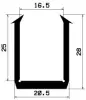 0611/EPDM65 Profile-U