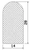 50051/EPDM65 D-profile