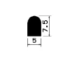 0960/D-EPDM D-profile