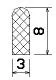25432/CR-Neoprenee D-profile