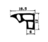 1417/EPDM 65 Profile door frames