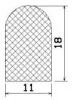 25029/EPDM65  D-profile
