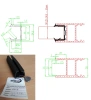 34.5 × 23.5 mm TPE 65 - black,  A4-D-4477J01744