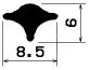 1835/EPDM-wedge