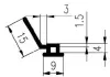 15 x 9 x 1.5 mm EPDM 70