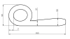 24.5 × 9.5 mm, TPE 65, Profile “04”, black