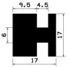 1095/EPDM-H-Profile