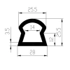 28x25.5/3.5mm Silicone 60 SH clearance sale