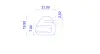 0276/ PVC 65, black Profile-clamping