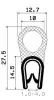 0510/microporous EPDM/PVC with metal reinforcement