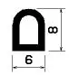1637/EPDM65 D-profile
