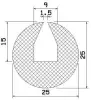 25160/EPDM65 Profile-U
