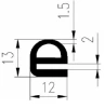 13/12 x 1.5 mm PVC65