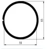 65 x 59 mm EPDM 70