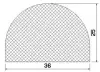 25451/EPDM65 D-profile