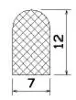 25266/EPDM65  D-profile