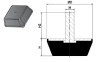 80x80x30mm Silentblock KV